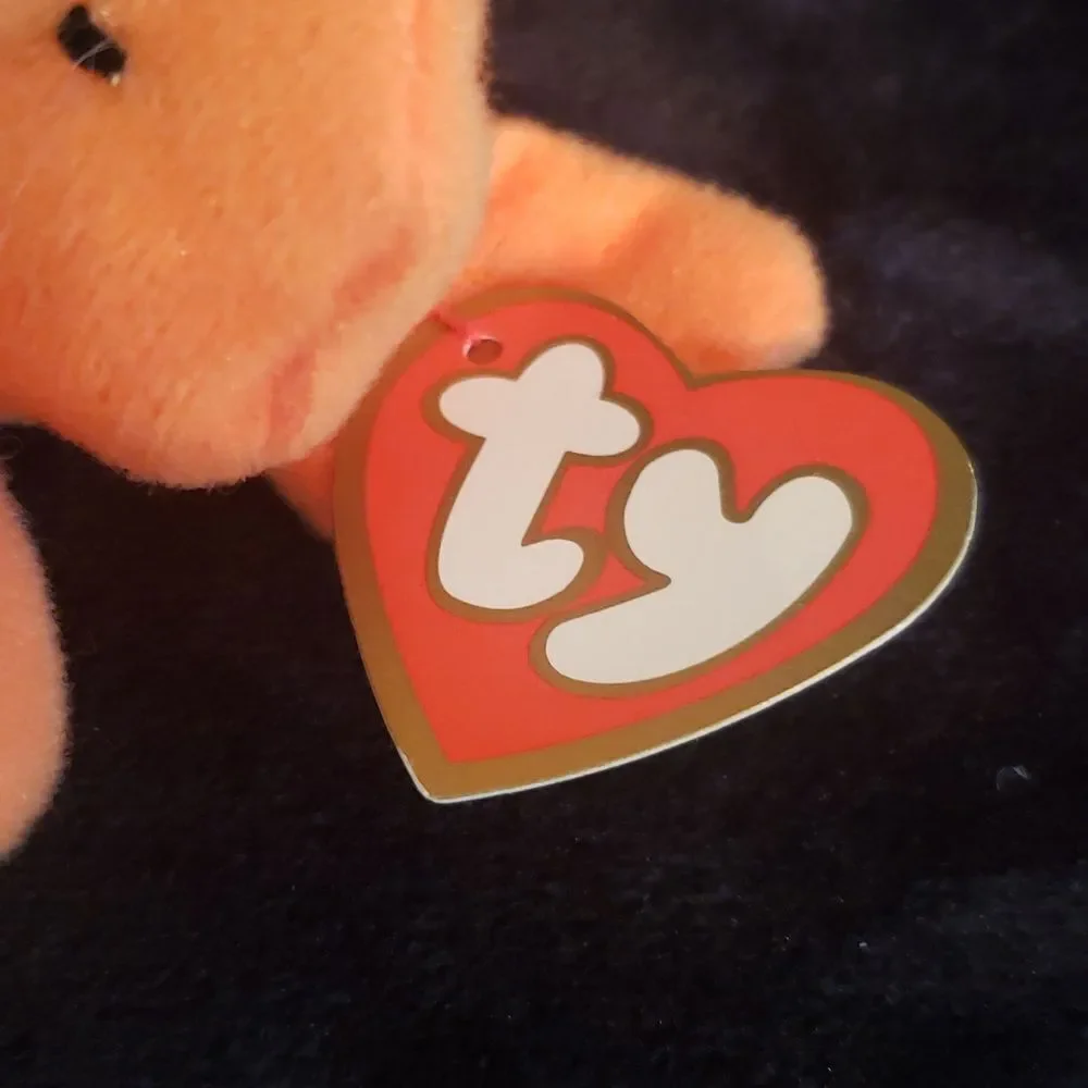 Vintage 1993 Ty Beanie Baby GOLDIE the Goldfish and Teeny Beanie GOLDIE